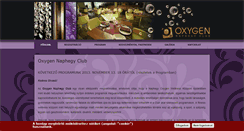 Desktop Screenshot of club.naphegy.oxygenwellness.hu